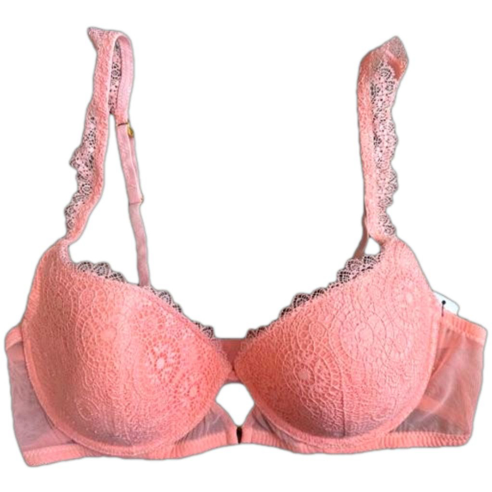 Sam Edelman Peach Amber Flutter T-Shirt Bra 38C - New
